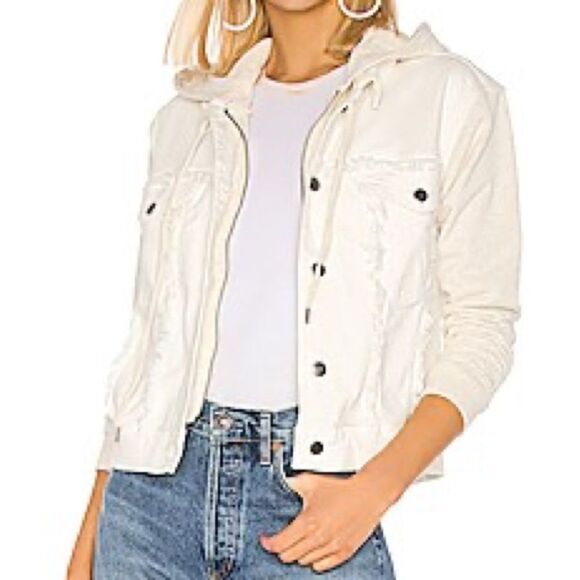 Splendid “Jesse” Mix Media Jacket medium - Picture 4 of 12